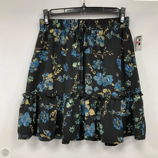 Skirt Mini & Short By Trixxi In Floral Print, Size: S