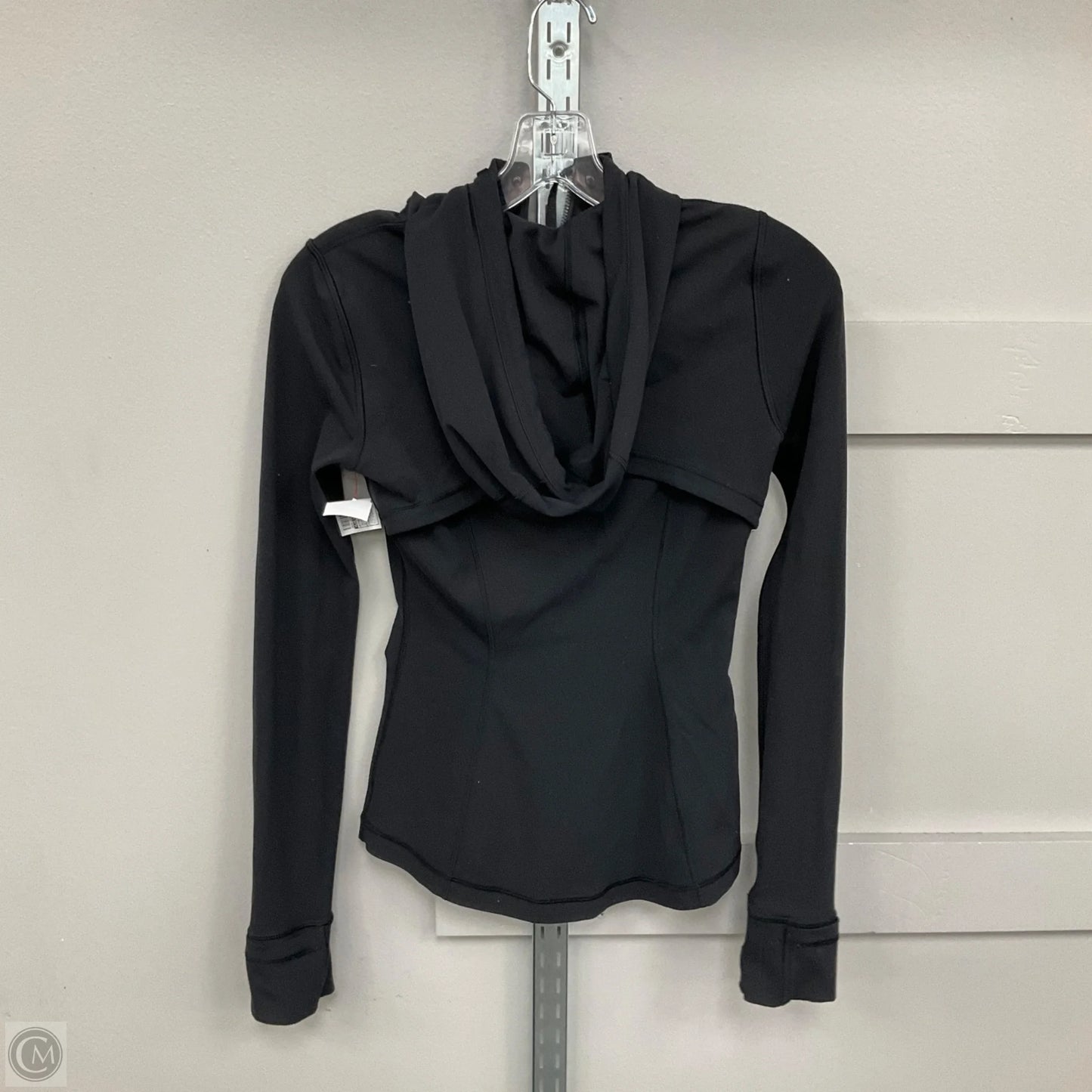 Athletic Jacket By Lululemon In Black, Size: 2