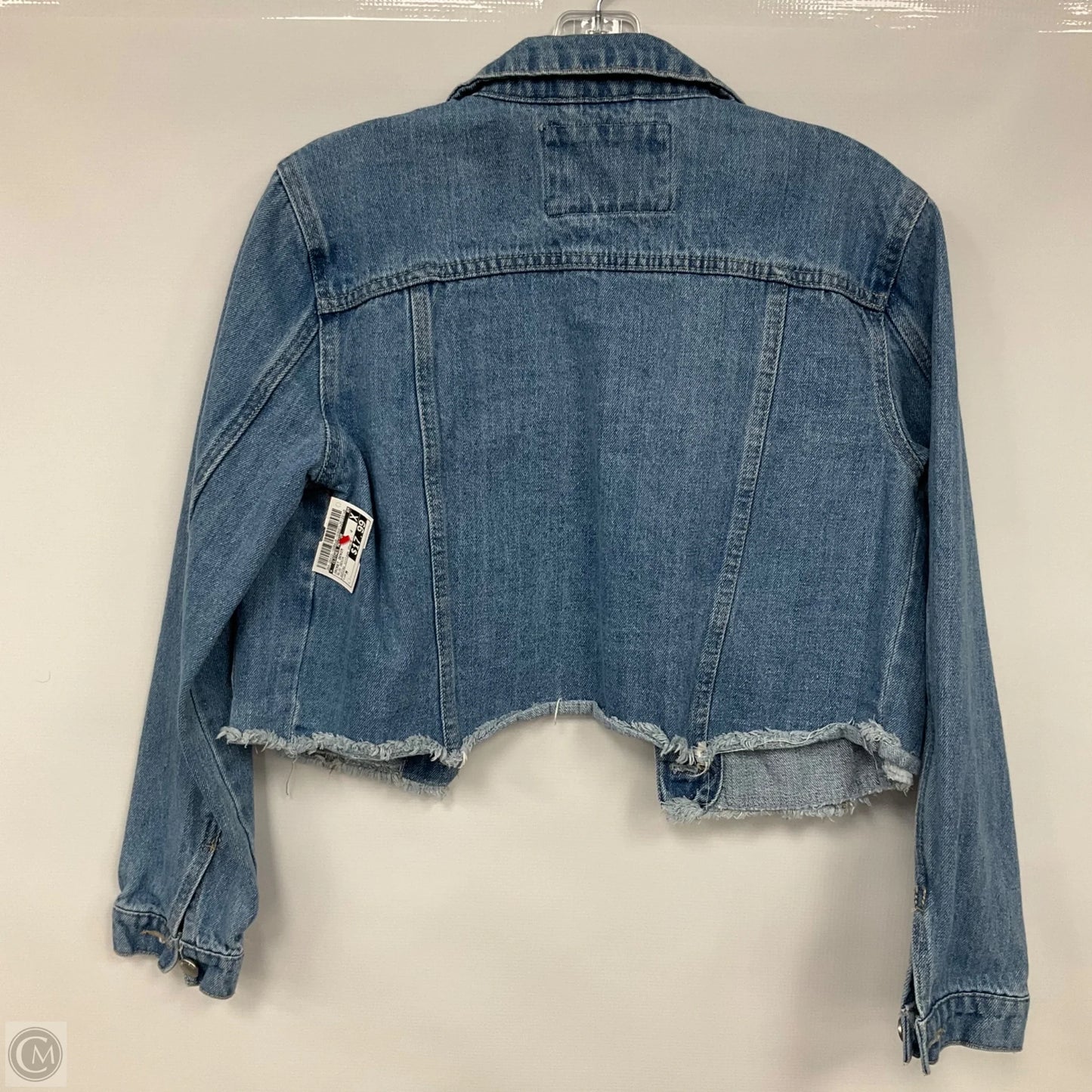 Jacket Denim By Clothes Mentor In Blue Denim, Size: M