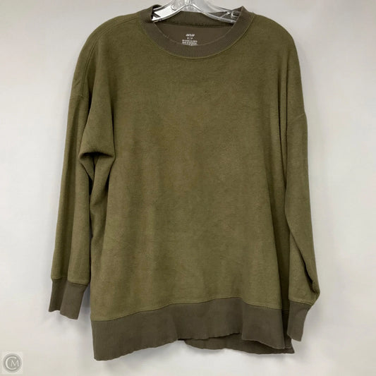 Sweatshirt Crewneck By Aerie In Green, Size: S