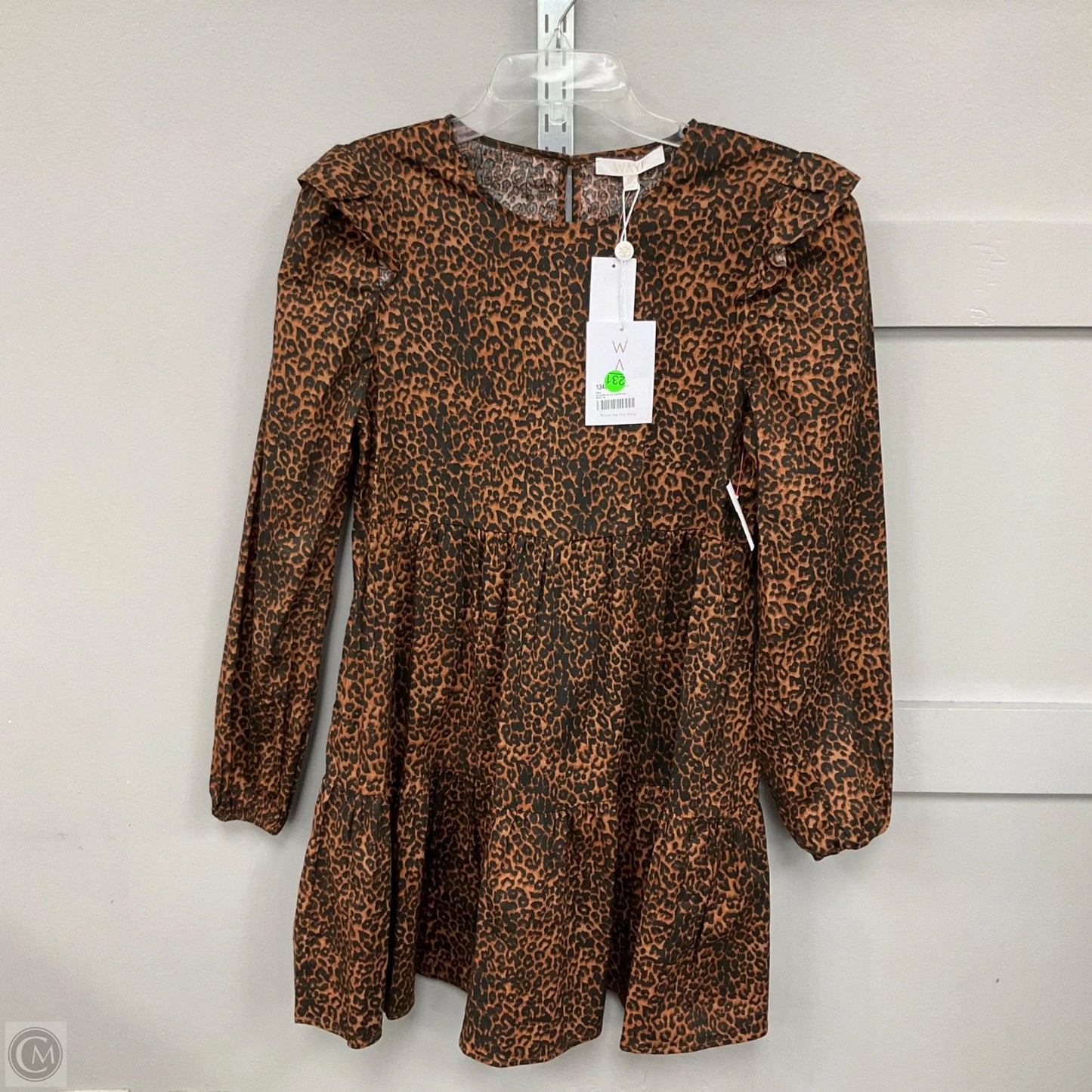 Dress Casual Short By Wayf In Animal Print, Size: Xs