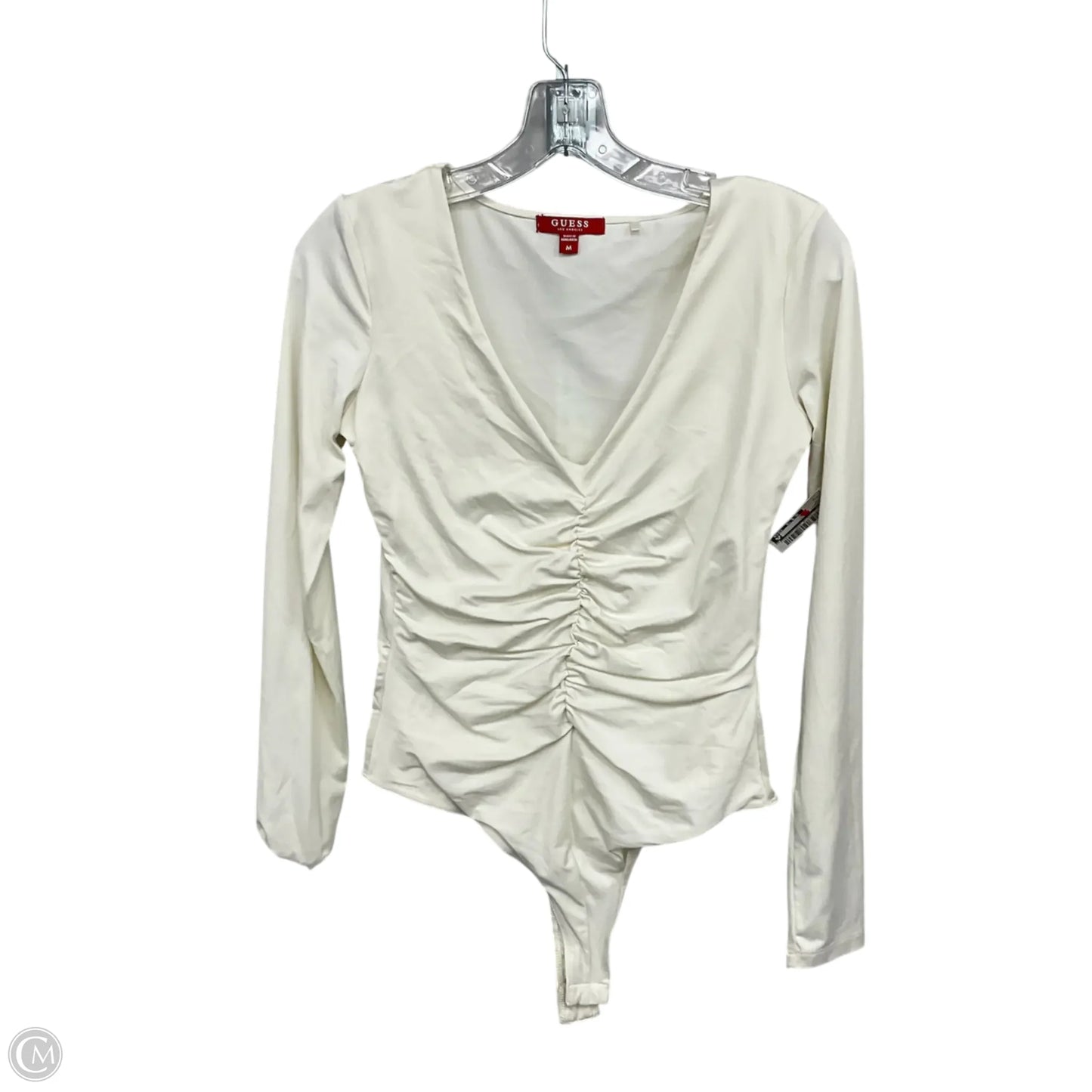Bodysuit By Guess In Cream, Size: M