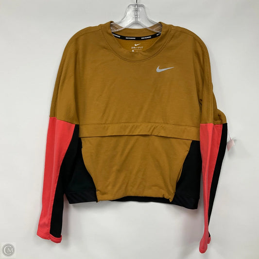 Top Long Sleeve By Nike Apparel In Multi-colored, Size: M