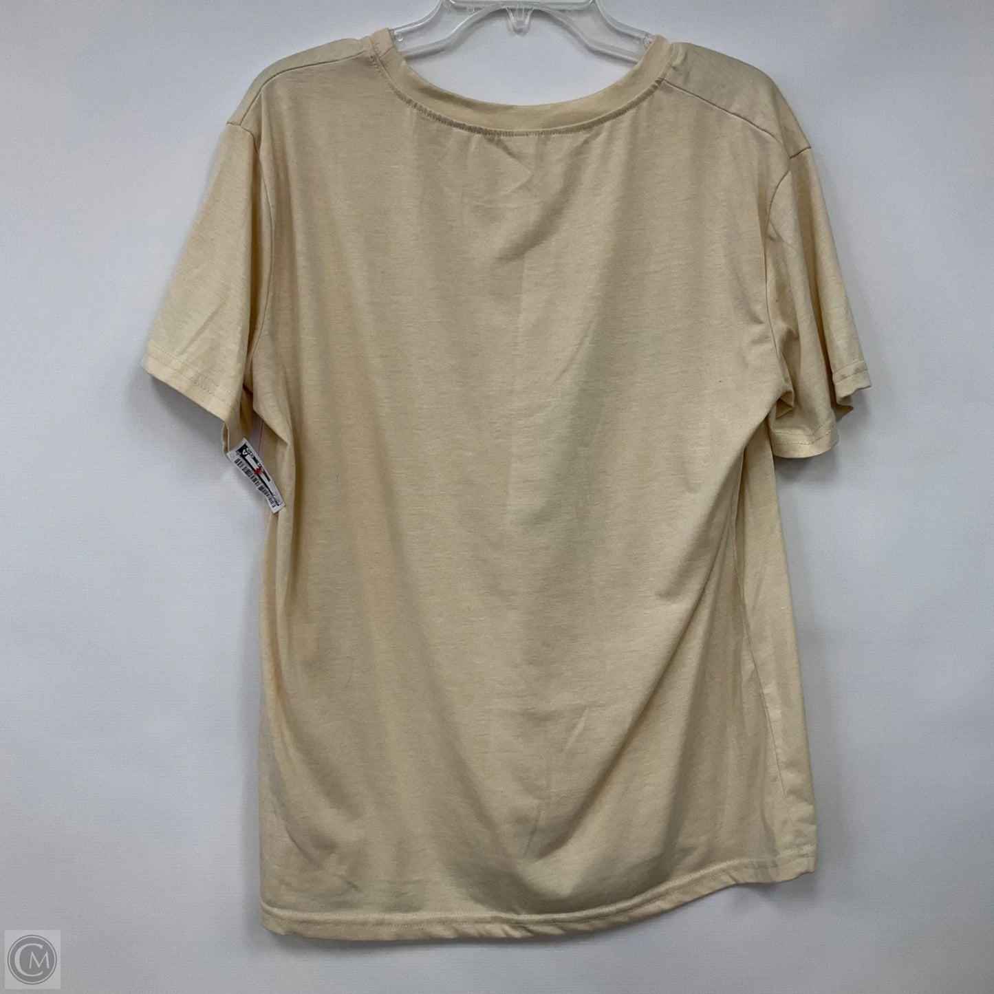 Top Short Sleeve In Beige, Size: Xl