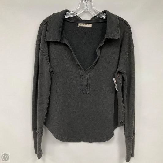 Top Long Sleeve By We The Free In Grey, Size: M