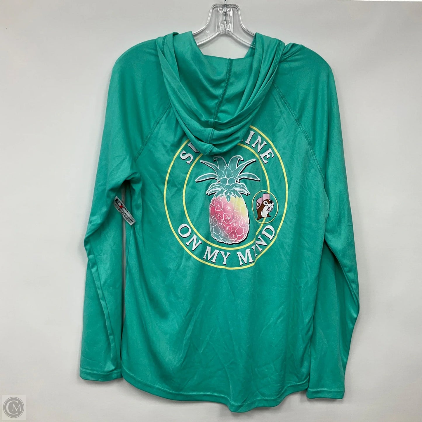 Top Long Sleeve By Clothes Mentor In Teal, Size: L