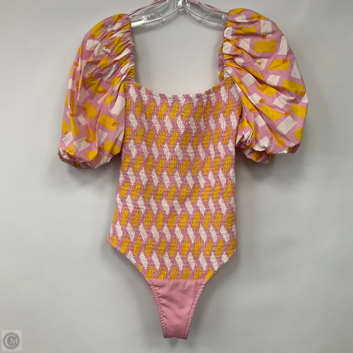 Bodysuit By Zara In Pink & White, Size: S