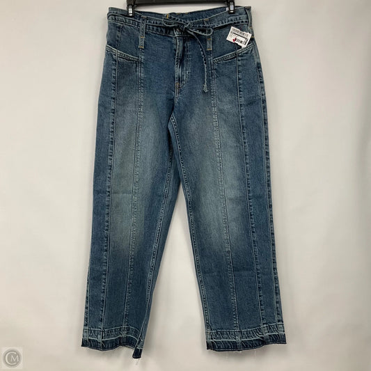 Jeans Wide Leg By Gap In Blue Denim, Size: 2