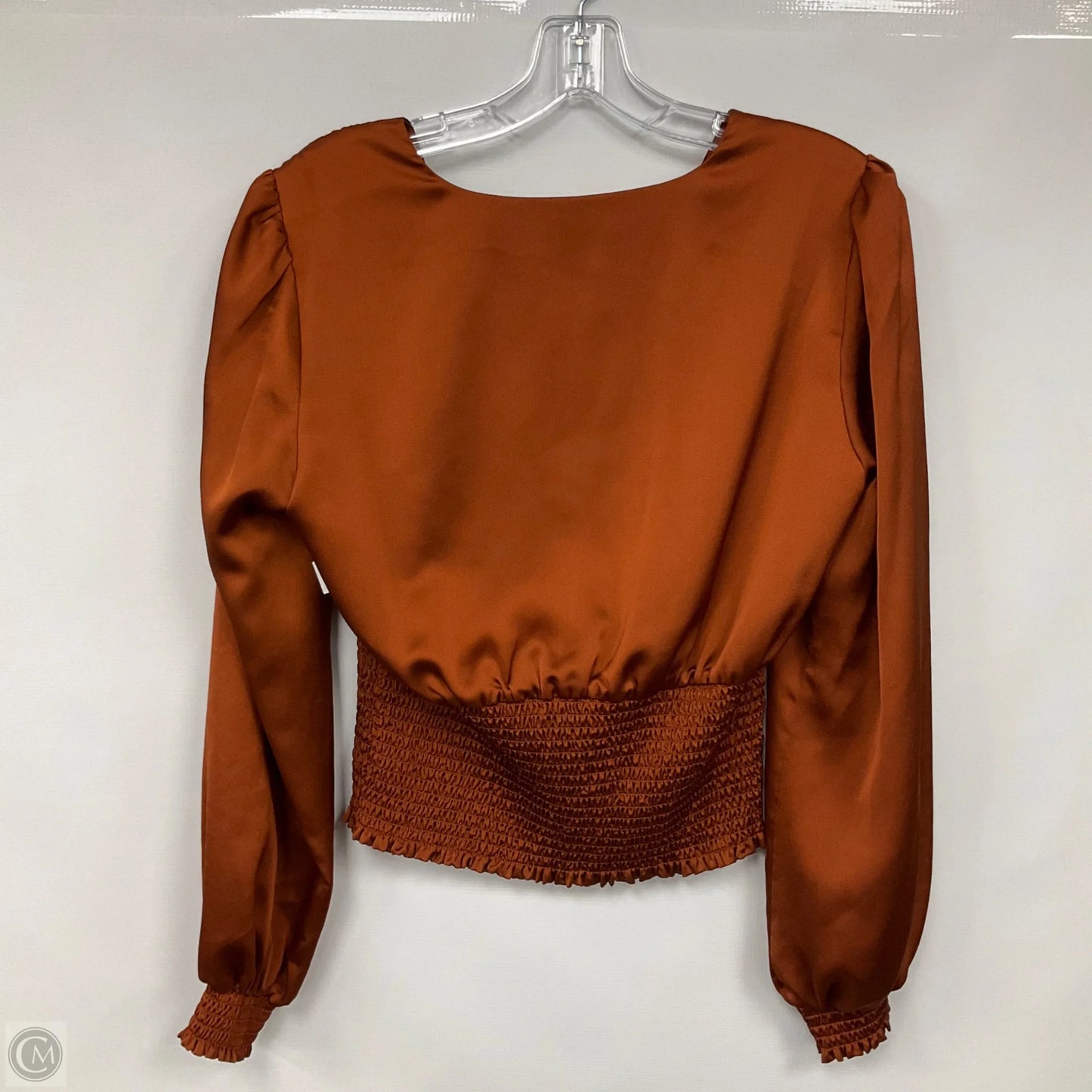 Top Long Sleeve By Gianni Bini In Orange, Size: M