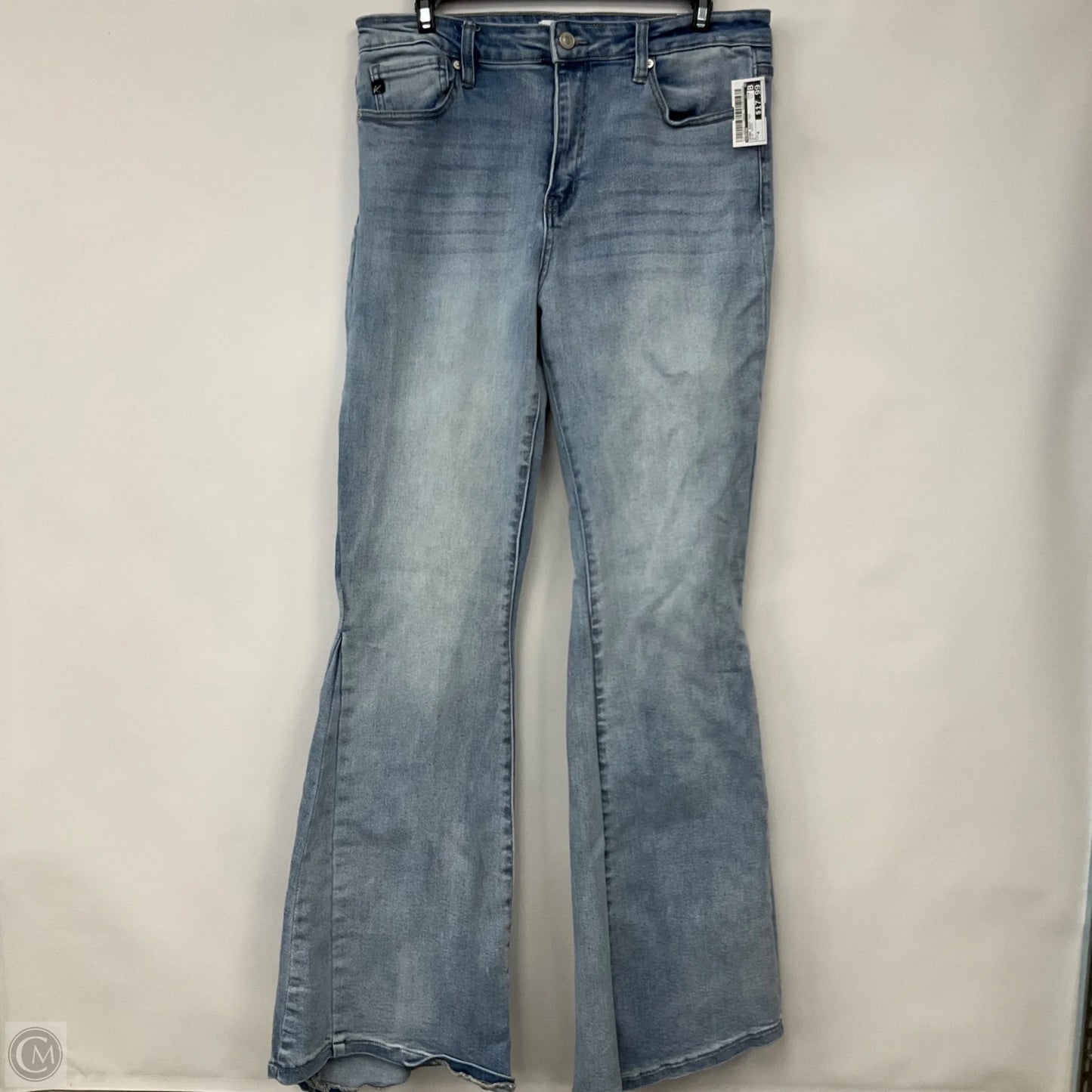 Jeans Boot Cut By Kancan In Blue Denim, Size: 8