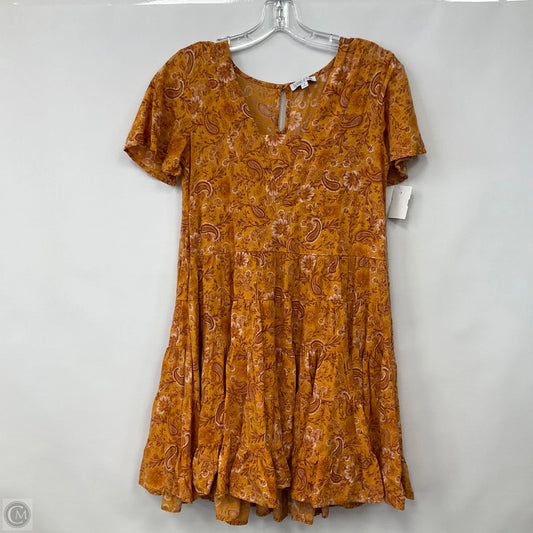 Dress Casual Short By Patrons Of Peace In Orange, Size: S