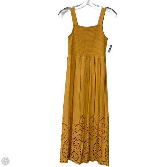 Dress Casual Maxi By Maurices In Yellow, Size: M