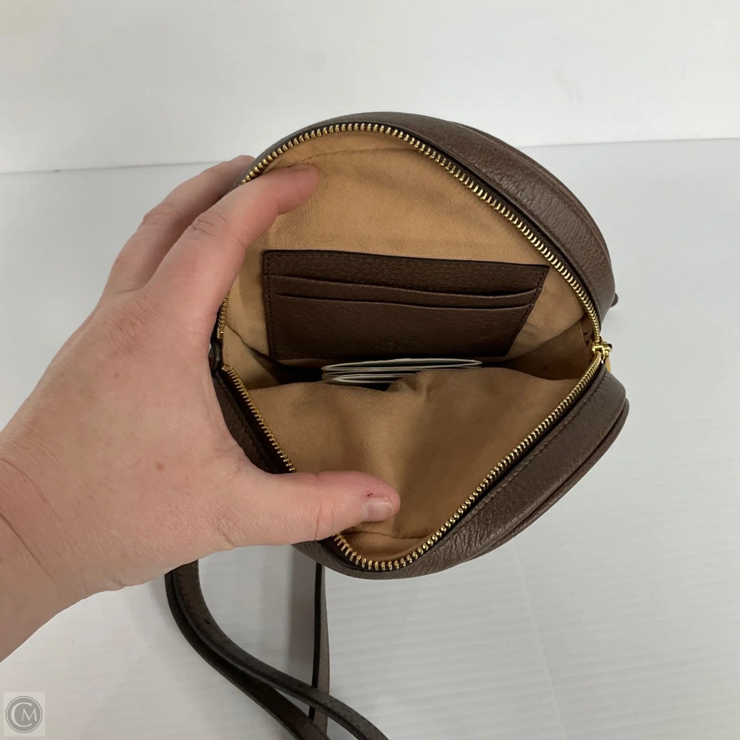 Backpack Luxury Designer By Gucci, Size: Small