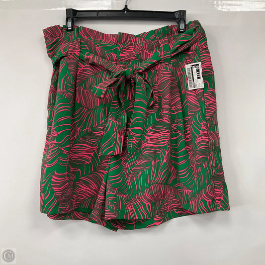 Shorts By Intempo In Green & Pink, Size: L