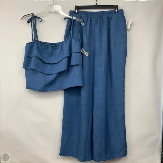 Pants Set 2pc By Cmf In Blue, Size: L