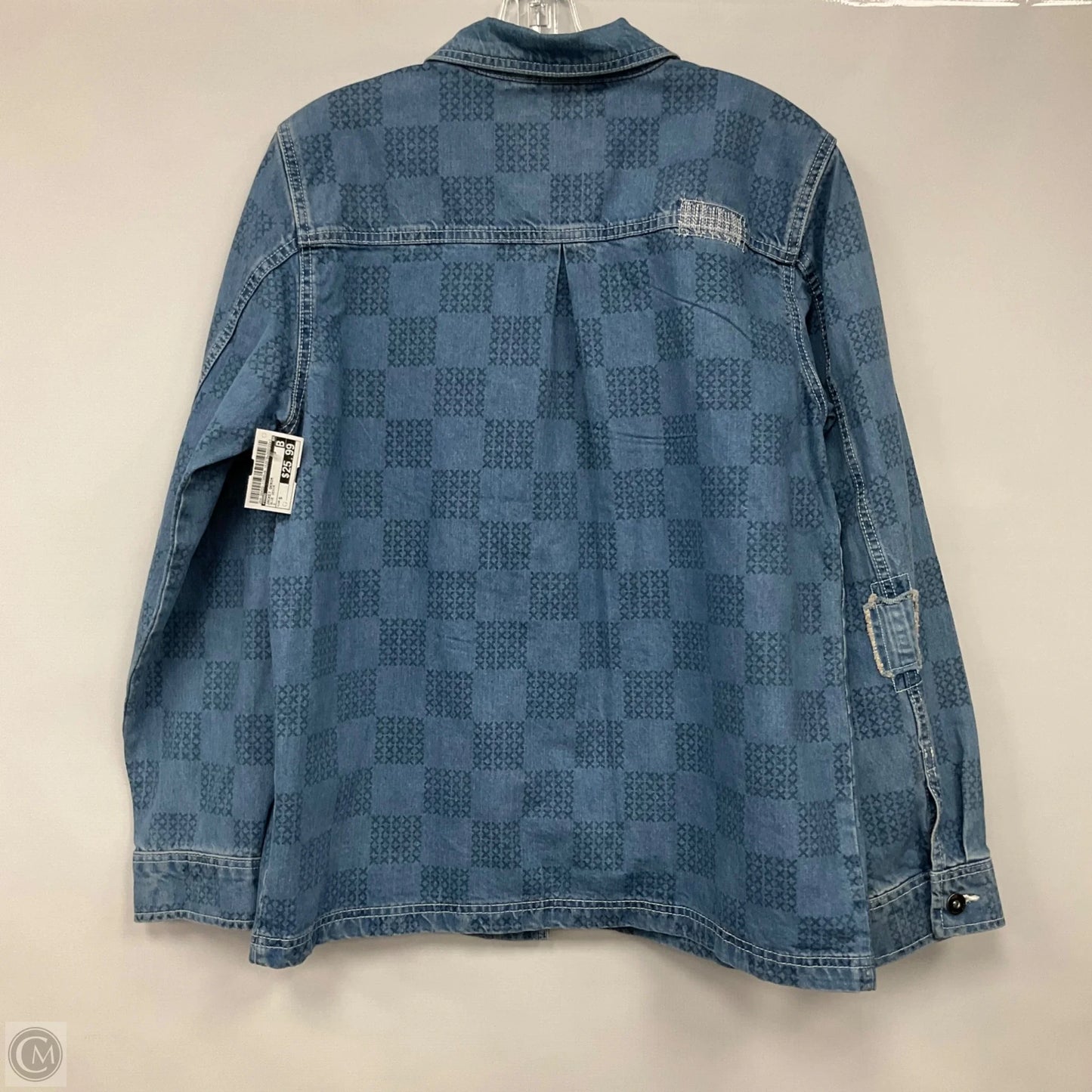 Jacket Denim By Vans In Blue Denim, Size: S