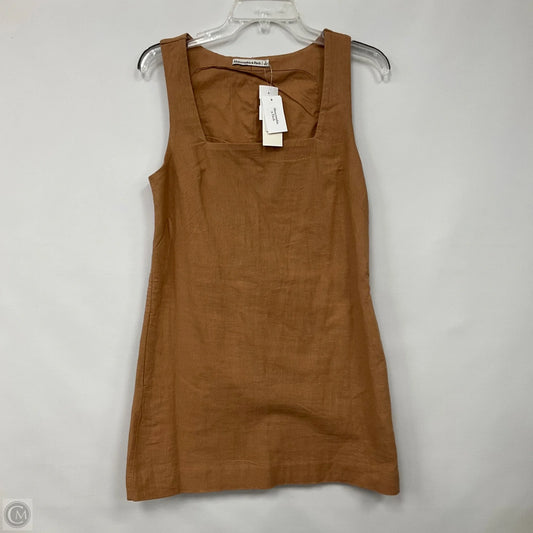 Dress Casual Short By Abercrombie And Fitch In Tan, Size: S