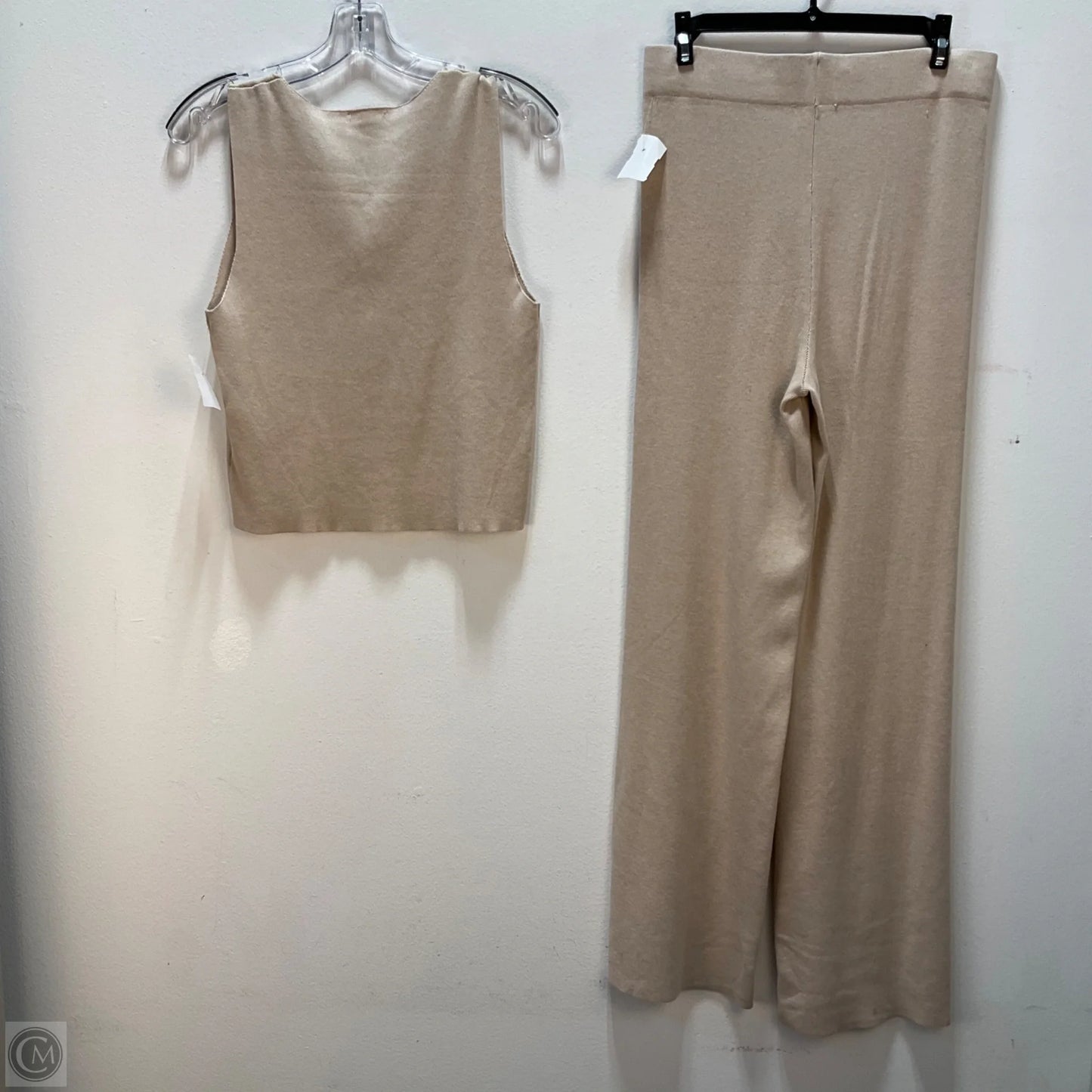 Pants Set 2pc By Cmf In Tan, Size: M
