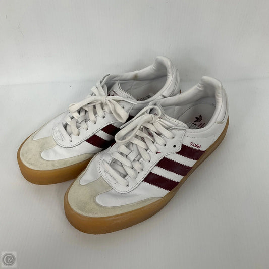 Shoes Sneakers By Adidas In Purple & White, Size: 9