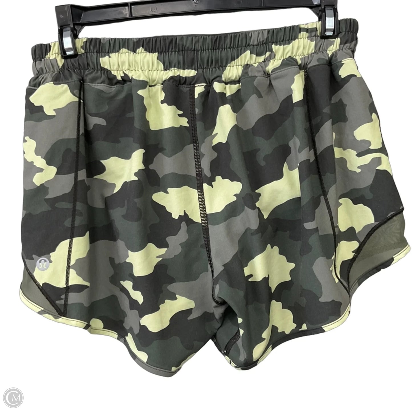 Athletic Shorts By Lululemon In Camouflage Print, Size: 6