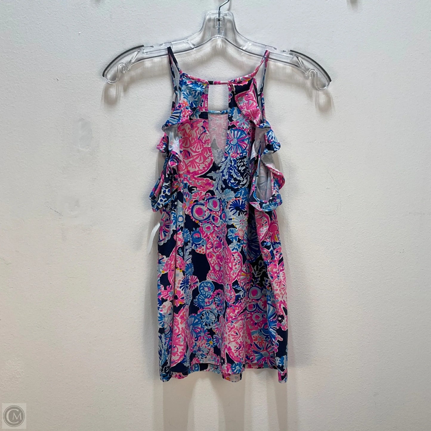 Top Sleeveless Designer By Lilly Pulitzer In Navy, Size: S
