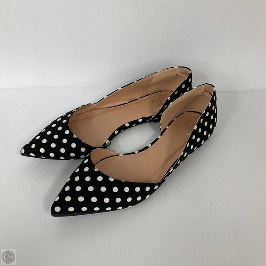 Shoes Flats By Clothes Mentor In Polkadot Pattern, Size: 8