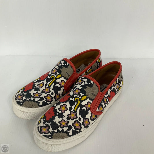 Shoes Designer By Coach In Floral Print, Size: 7