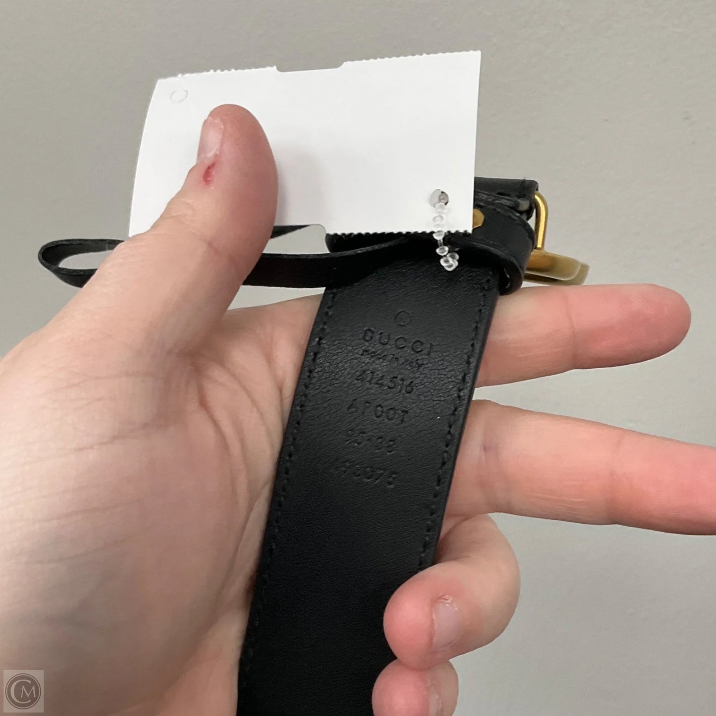 Belt Luxury Designer By Gucci, Size 90/38/10