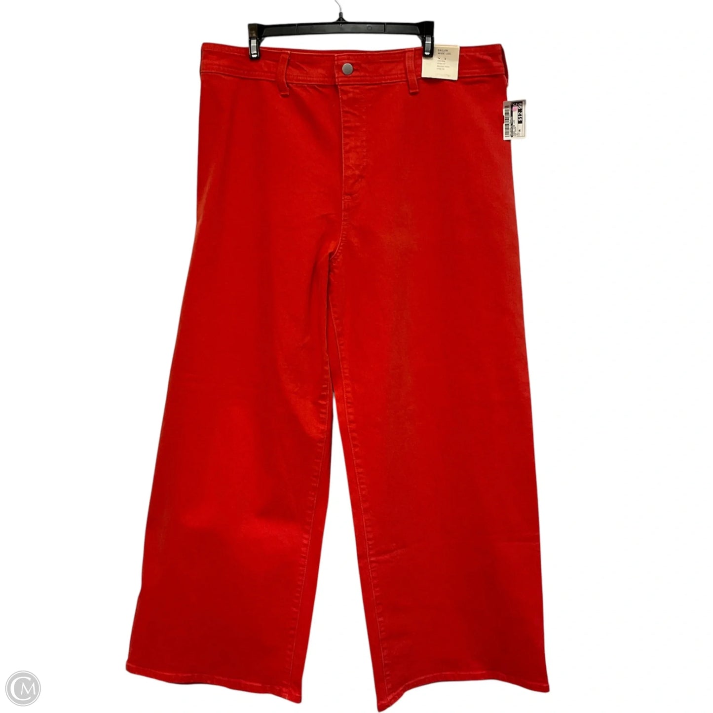 Jeans Wide Leg By Universal Thread In Red Denim, Size: 16