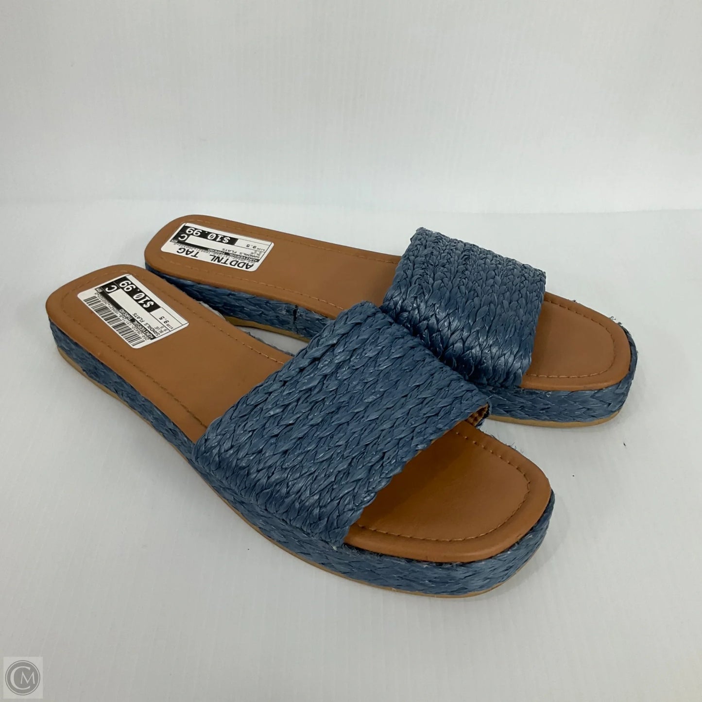 Sandals Flats By Universal Thread In Blue, Size: 9.5
