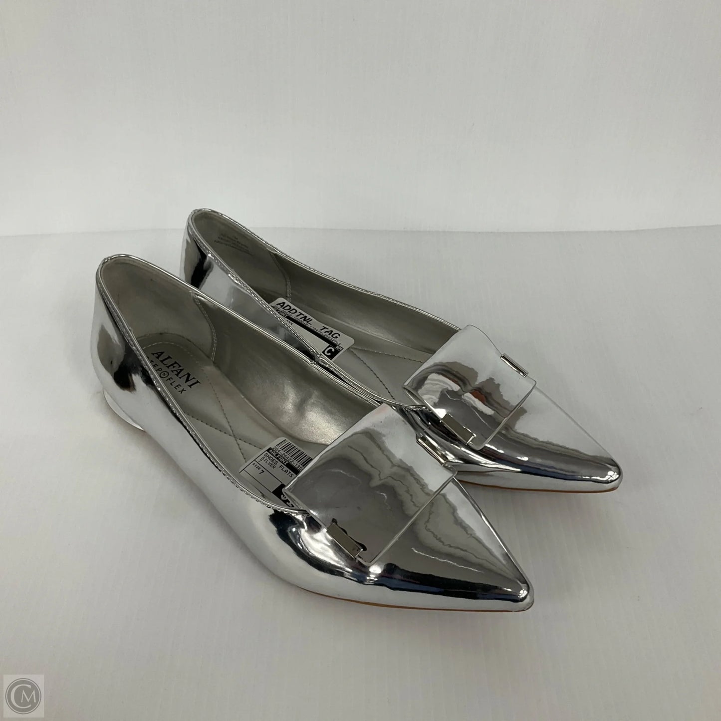 Shoes Flats By Alfani In Silver, Size: 7
