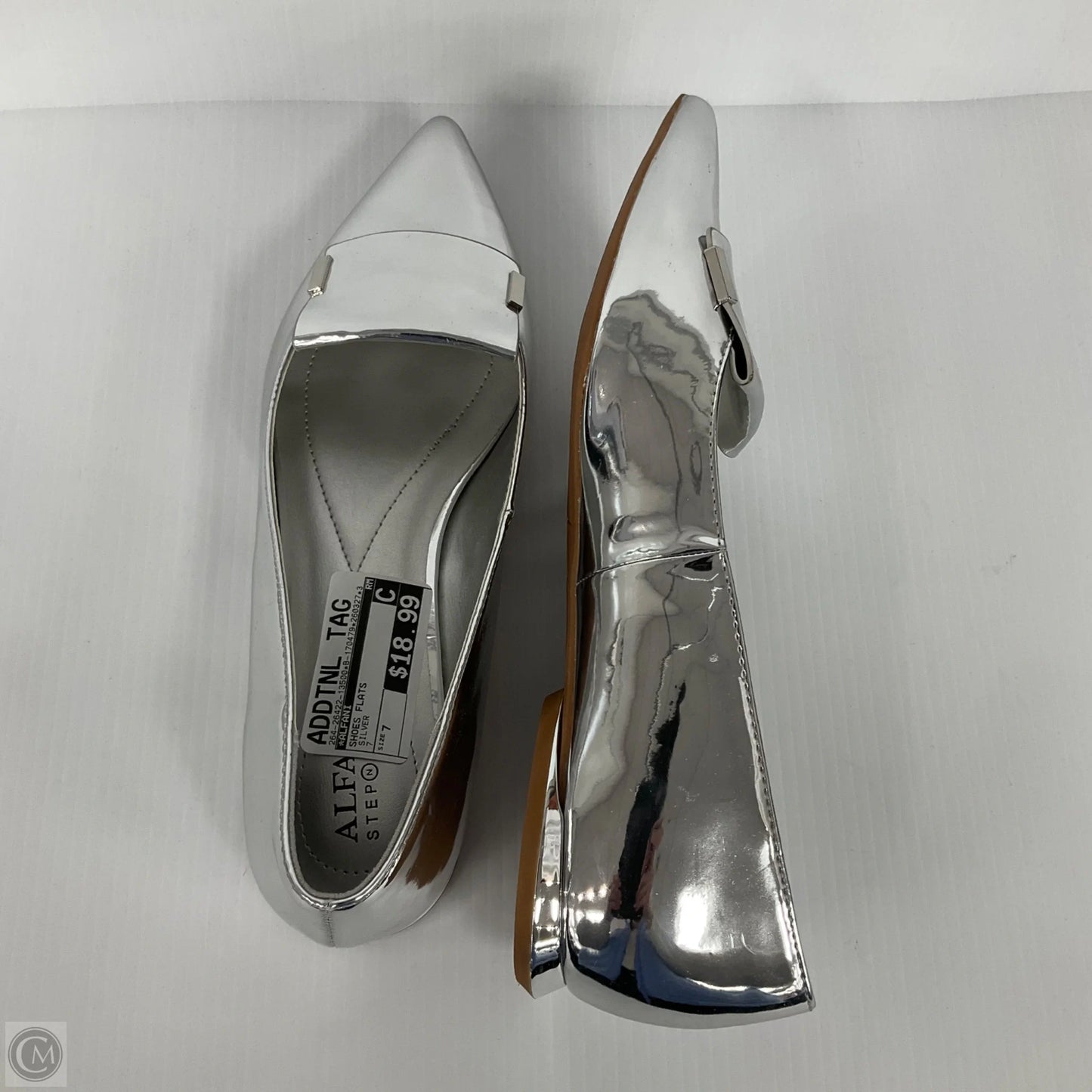 Shoes Flats By Alfani In Silver, Size: 7
