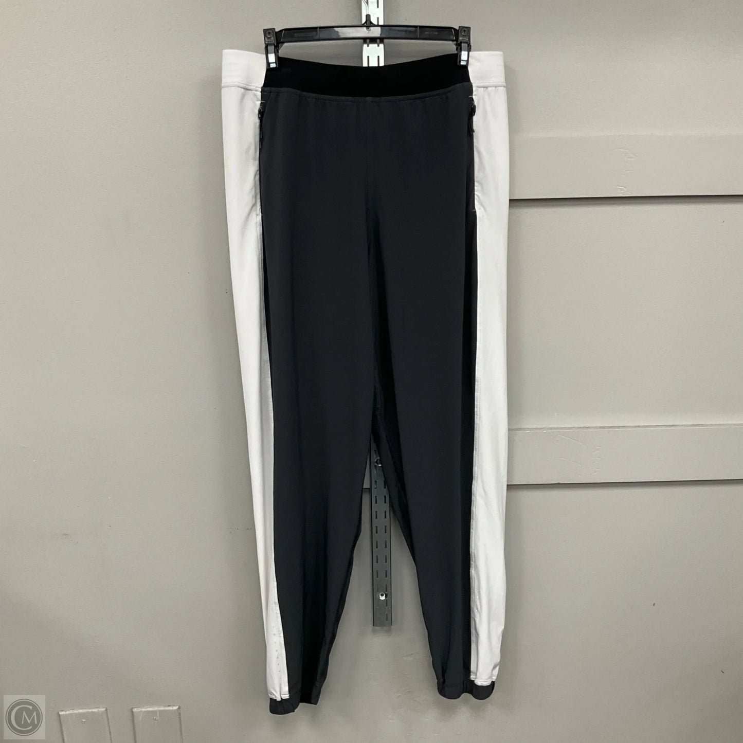 Athletic Pants By Lululemon In Black & White, Size: 12