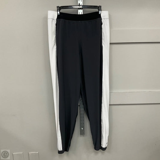 Athletic Pants By Lululemon In Black & White, Size: 12