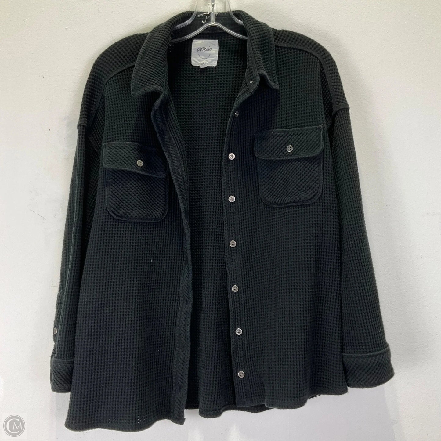 Top Long Sleeve By Aerie In Black, Size: M