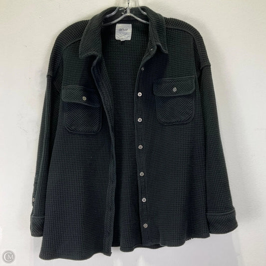 Top Long Sleeve By Aerie In Black, Size: M