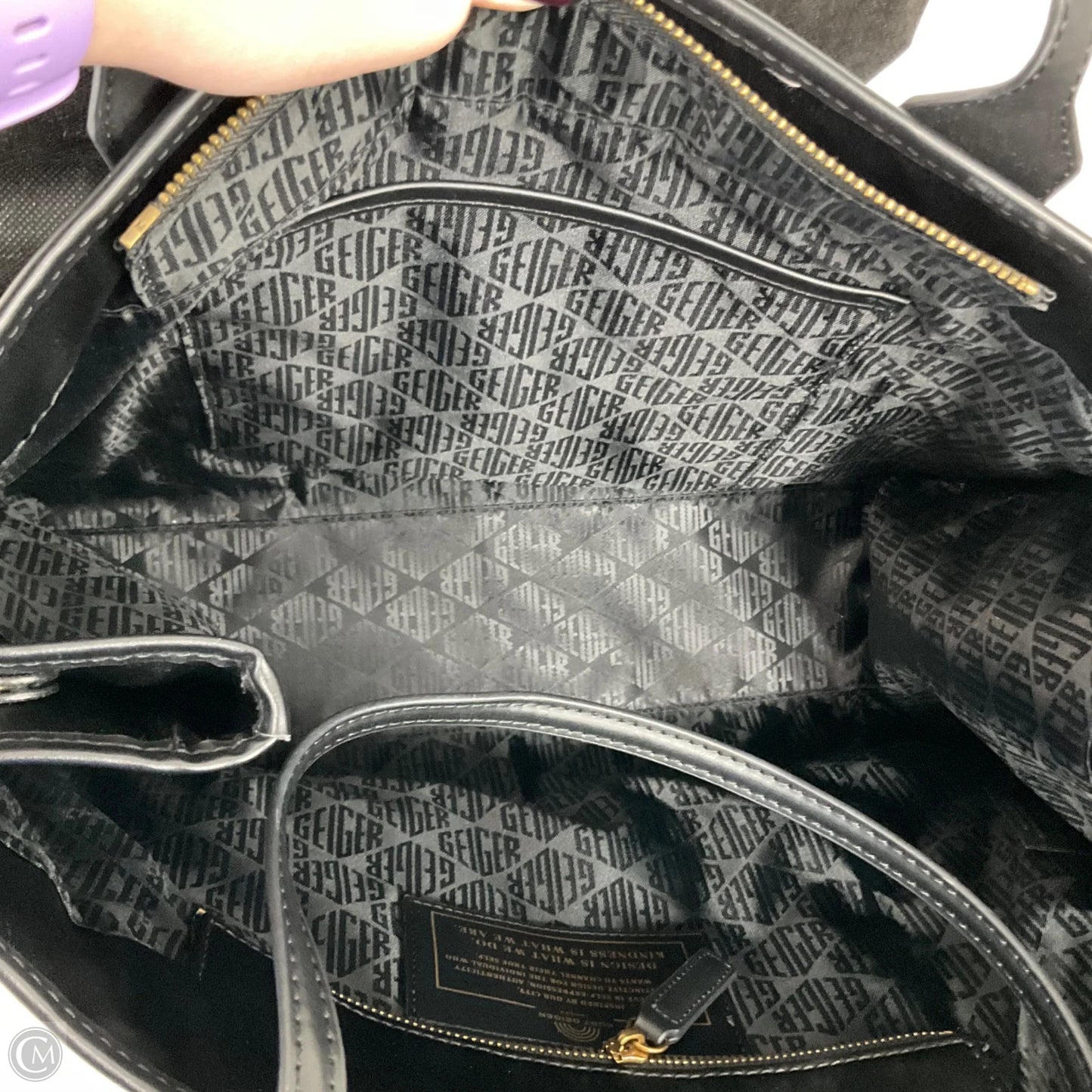 Tote Designer By Kurt Geiger, Size: Large