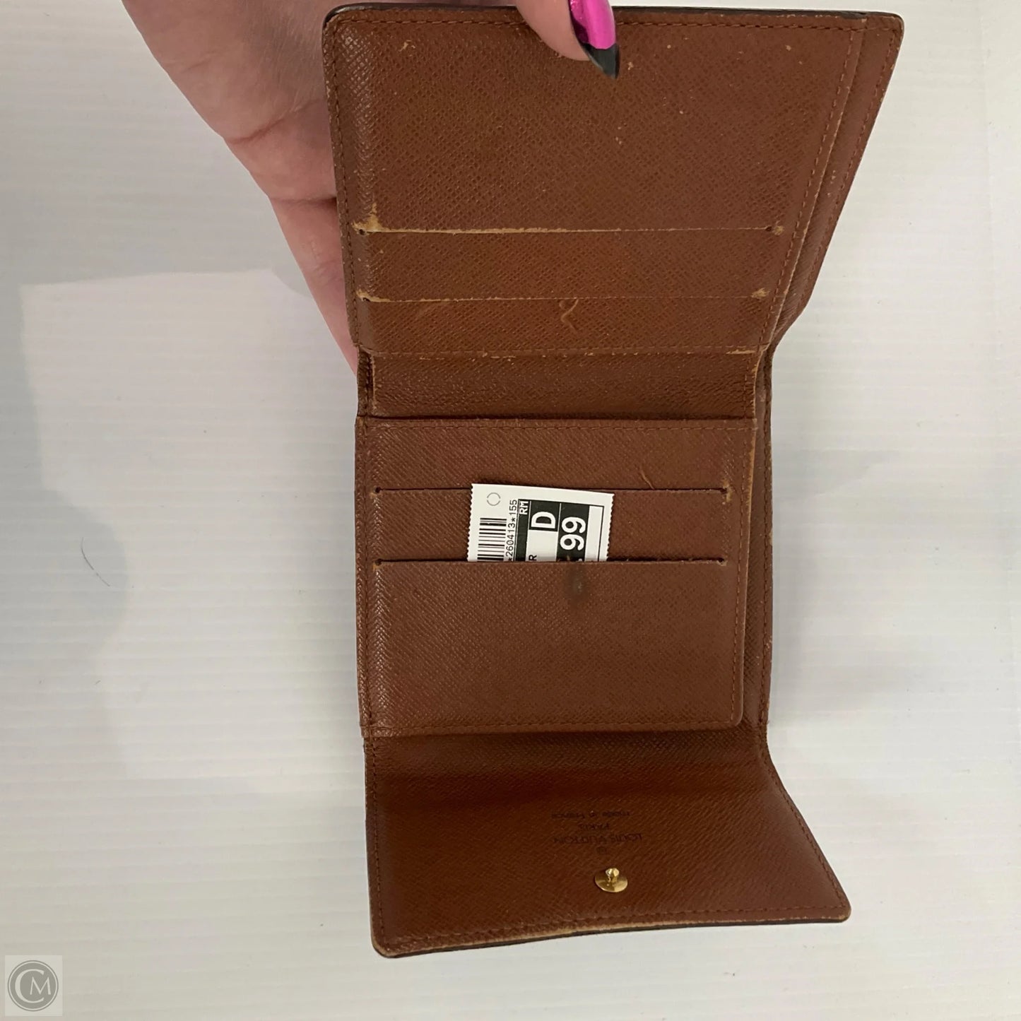 Wallet Luxury Designer By Louis Vuitton, Size: Small