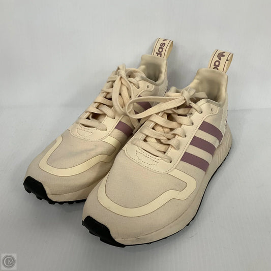 Shoes Athletic By Adidas In Cream & Purple, Size: 6.5