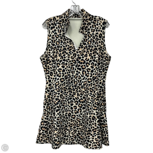Athletic Dress By Cmf In Animal Print, Size: Xl