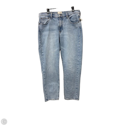 Jeans Straight By Universal Thread In Blue Denim, Size: 14