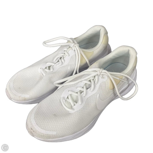 Shoes Athletic By Nike In White, Size: 10