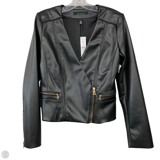 Jacket Moto By White House Black Market In Black, Size: 4