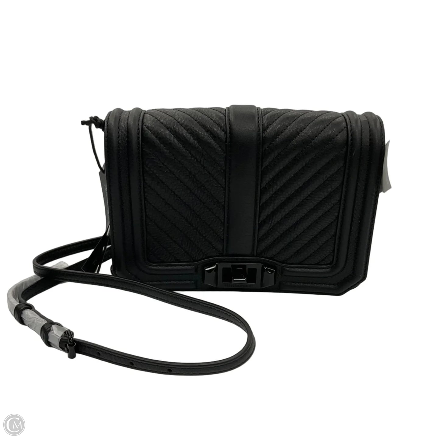 Chevron Quilted Small Love Crossbody Designer By Rebecca Minkoff, Size: Small