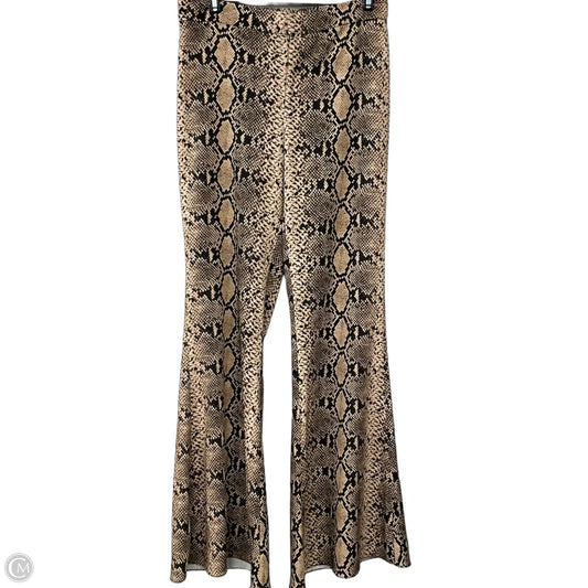 Pants Other By Zara In Snakeskin Print, Size: S