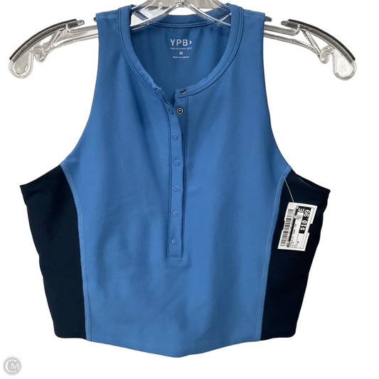 Athletic Tank Top By Ypb In Blue, Size: M