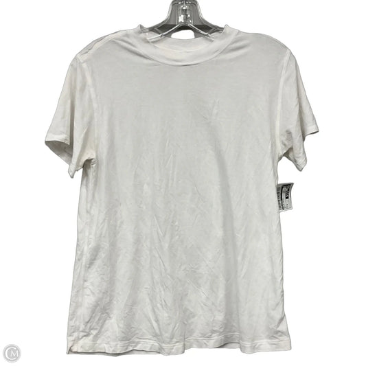 Top Short Sleeve Basic By Lululemon In White, Size: 6