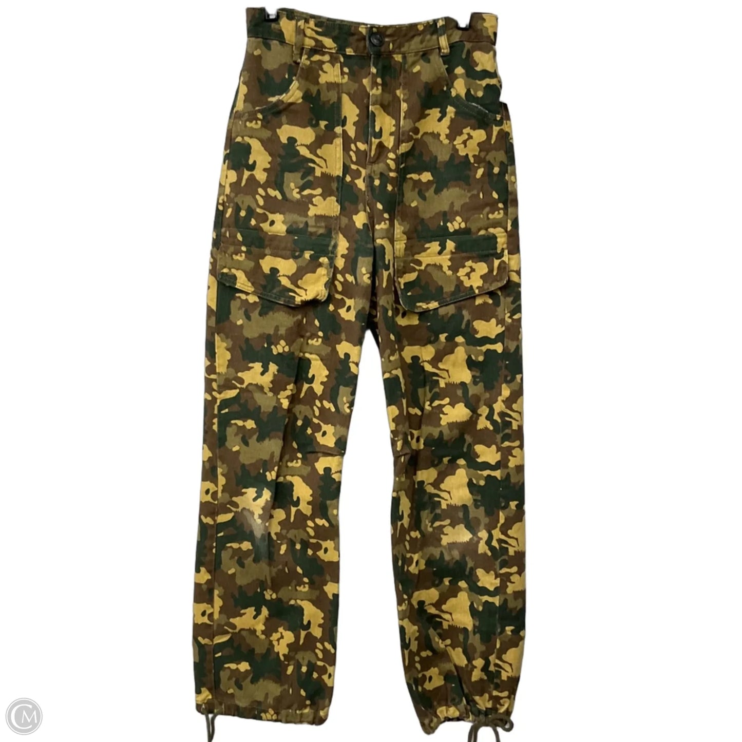 Pants Cargo & Utility By Zara In Camouflage Print, Size: Xs