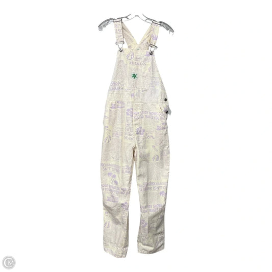 Overalls By Vans In Cream & Purple, Size: M