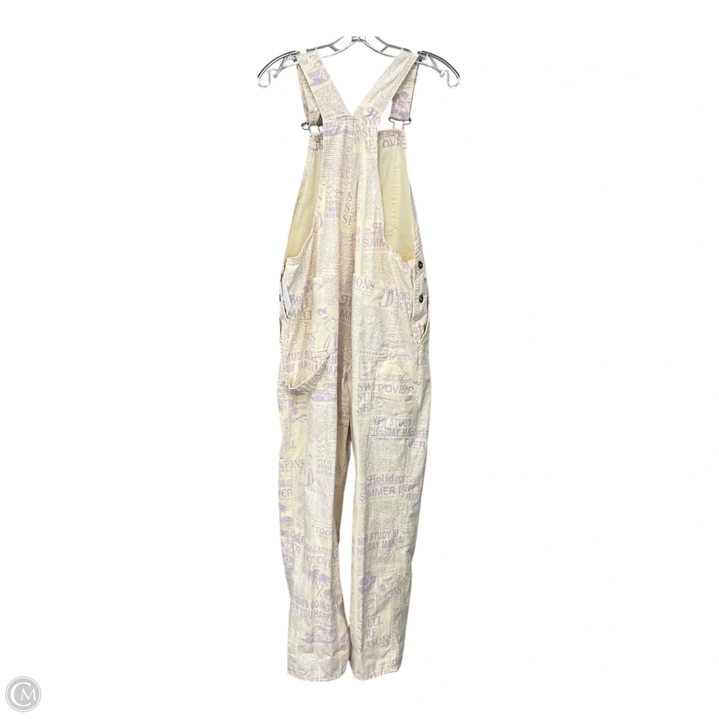 Overalls By Vans In Cream & Purple, Size: M